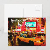 Groeten uit Fremont Street Las Vegas   Briefkaart (Voorkant / Achterkant)