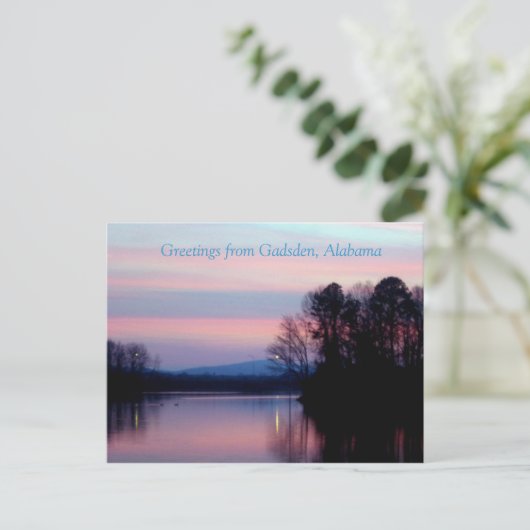 Groeten uit Gadsden, AL Briefkaart (Staand voorkant)