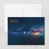 Groeten uit Galaxy Briefkaart (Voorkant / Achterkant)