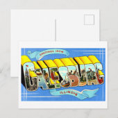  groeten uit Galesburg, Illinois, Briefkaart (Voorkant / Achterkant)