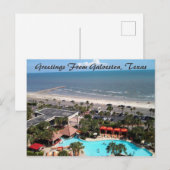 Groeten uit Galveston, Texas Briefkaart (Voorkant / Achterkant)