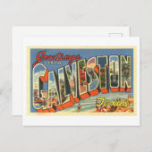  groeten uit Galveston, Texas Briefkaart (Voorkant / Achterkant)