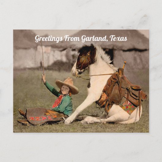 Groeten uit Garland, Texas Briefkaart (Voorkant)