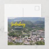 Groeten uit Gatlinburg Tennessee Briefkaart (Voorkant / Achterkant)
