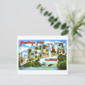  groeten uit Genève, Illinois, Briefkaart (Staand voorkant)