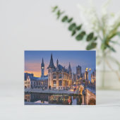 Groeten uit Gent, België, Briefkaart (Staand voorkant)