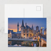 Groeten uit Gent, België, Briefkaart (Voorkant / Achterkant)