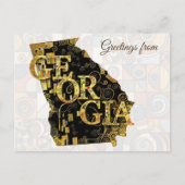 Groeten uit Georgia Briefkaart (Voorkant)