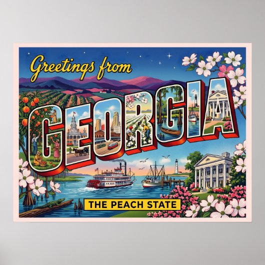 Groeten uit Georgia Poster (Voorkant)