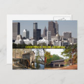 Groeten uit Georgië Briefkaart (Voorkant / Achterkant)