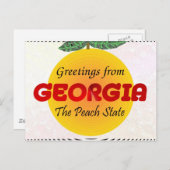 Groeten uit Georgië Briefkaart (Voorkant / Achterkant)