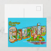 Groeten uit Georgië Briefkaart (Voorkant / Achterkant)