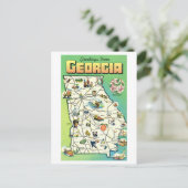  Groeten uit Georgië Kaart Briefkaart (Staand voorkant)