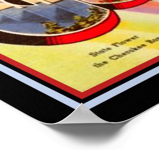 'Groeten uit Georgië' uit 1940 Poster (Hoek)