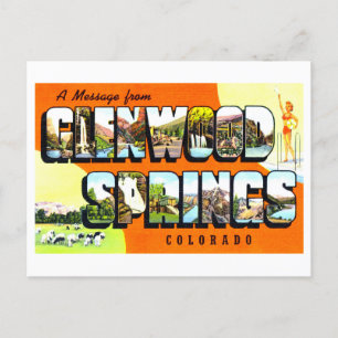  groeten uit Glenwood Springs, Colorado, Briefkaart