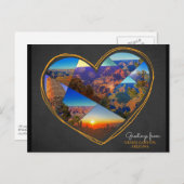 Groeten uit Grand Canyon, Arizona ♥ Briefkaart (Voorkant / Achterkant)