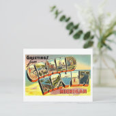  groeten uit Grand Haven, Michigan Briefkaart (Staand voorkant)