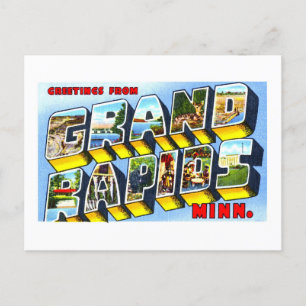 groeten uit Grand Rapids, Minnesota, Briefkaart