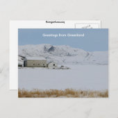 Groeten uit Groenland 14 Briefkaart (Voorkant / Achterkant)