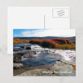 Groeten uit Groenland 17 Briefkaart (Voorkant / Achterkant)