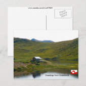 Groeten uit Groenland 4 Briefkaart (Voorkant / Achterkant)