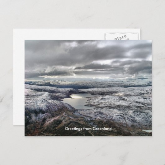 Groeten uit Groenland 6 Briefkaart (Voorkant / Achterkant)