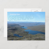 Groeten uit Groenland 7 Briefkaart (Voorkant / Achterkant)