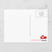Groeten uit Groenland 8 Briefkaart (Achterkant)