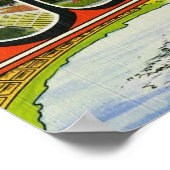 Groeten uit Gulfport Mississippi Poster (Hoek)