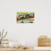 Groeten uit Gulfport Mississippi Poster (Keuken)
