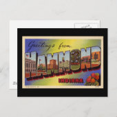Groeten uit Hammond Indiana Briefkaart (Voorkant / Achterkant)