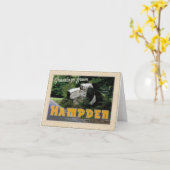 Groeten uit Hampden MA (Puppy Rock) Kaart (Gele Bloem)