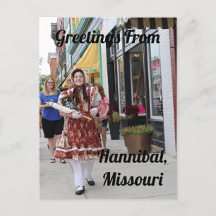 Groeten uit Hannibal, Missouri Briefkaart