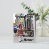 Groeten uit Hannibal, Missouri Briefkaart (Staand voorkant)