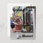 Groeten uit Hannibal, Missouri Briefkaart (Voorkant / Achterkant)