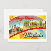  groeten uit Harrisonburg, Virginia Briefkaart (Voorkant / Achterkant)