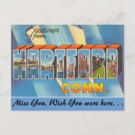 Groeten uit Hartford Briefkaart