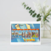  groeten uit Hartford, Connecticut Briefkaart (Staand voorkant)