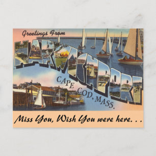 Groeten uit Harwichport Briefkaart