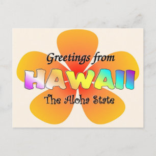Groeten uit Hawaï Briefkaart
