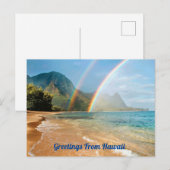 Groeten uit Hawaï Briefkaart (Voorkant / Achterkant)
