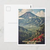 Groeten uit Hawaï, Reis, Retro Stijl Briefkaart (Voorkant / Achterkant)