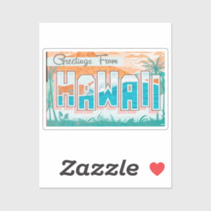 Groeten uit Hawaï Sticker