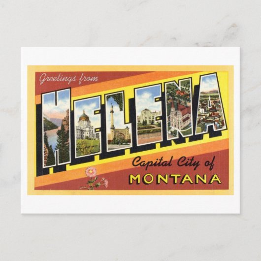  groeten uit Helena, Montana Briefkaart (Voorkant)