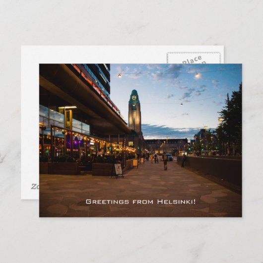 Groeten uit Helsinki Briefkaart (Voorkant / Achterkant)