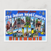 Groeten uit Herfsten van Chippewa, Wisconsin Trave Briefkaart (Voorkant)