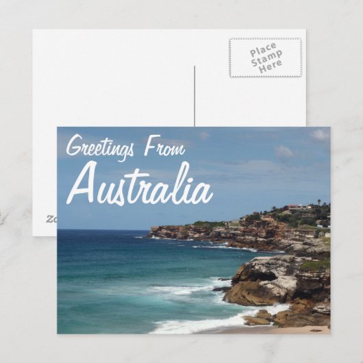 Groeten uit het Briefkaart Australië (Voorkant / Achterkant)