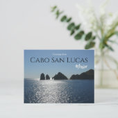Groeten uit het Briefkaart Cabo San Lucas Mexico (Staand voorkant)