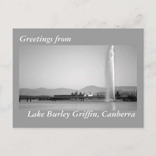 Groeten uit het briefkaart Canberra (Voorkant)