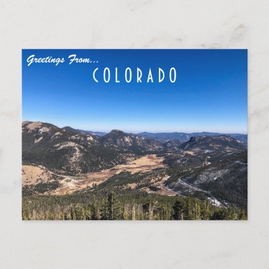 Groeten uit het Briefkaart Colorado (Voorkant)